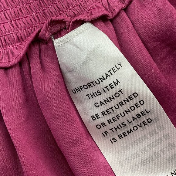 Forever New - Jessica Long Sleeve Smock Dress - Women's Size 4 - Magenta Haze - Picture 10 of 10